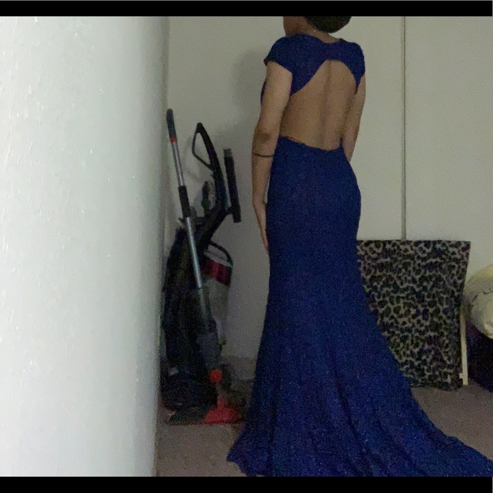 Blue Prom Dress SIZE 6!!!!!!